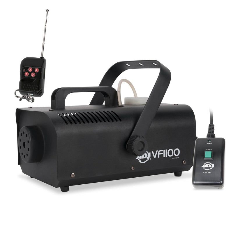 American DJ 850W 1 Liter Fog Machine w/ 48 Inch UV Black Pro Black Light(2 Pack) - VMInnovations
