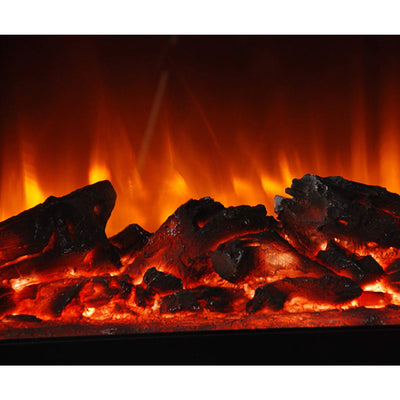 Lifesmart Large Room Quartz Infrared Fireplace Area Heater, Oak (Used)