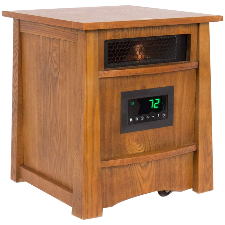 LifeSmart 8 Element Portable Electric Infrared Quartz Space Heater, Indoor(Used)