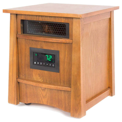 LifeSmart LifePro 8 Element 1500W Electric Infrared Quartz Indoor Space Heater