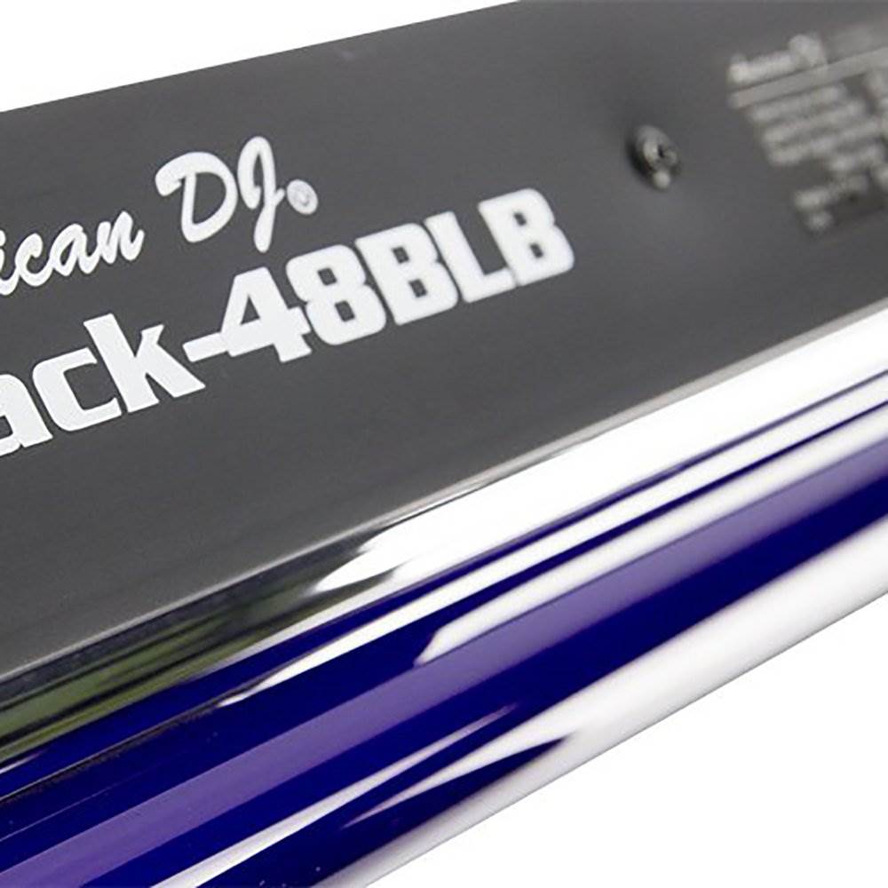 American DJ 850W 1 Liter Smoke Fog Machine w/ 48 Inch Black Pro Black Light - VMInnovations
