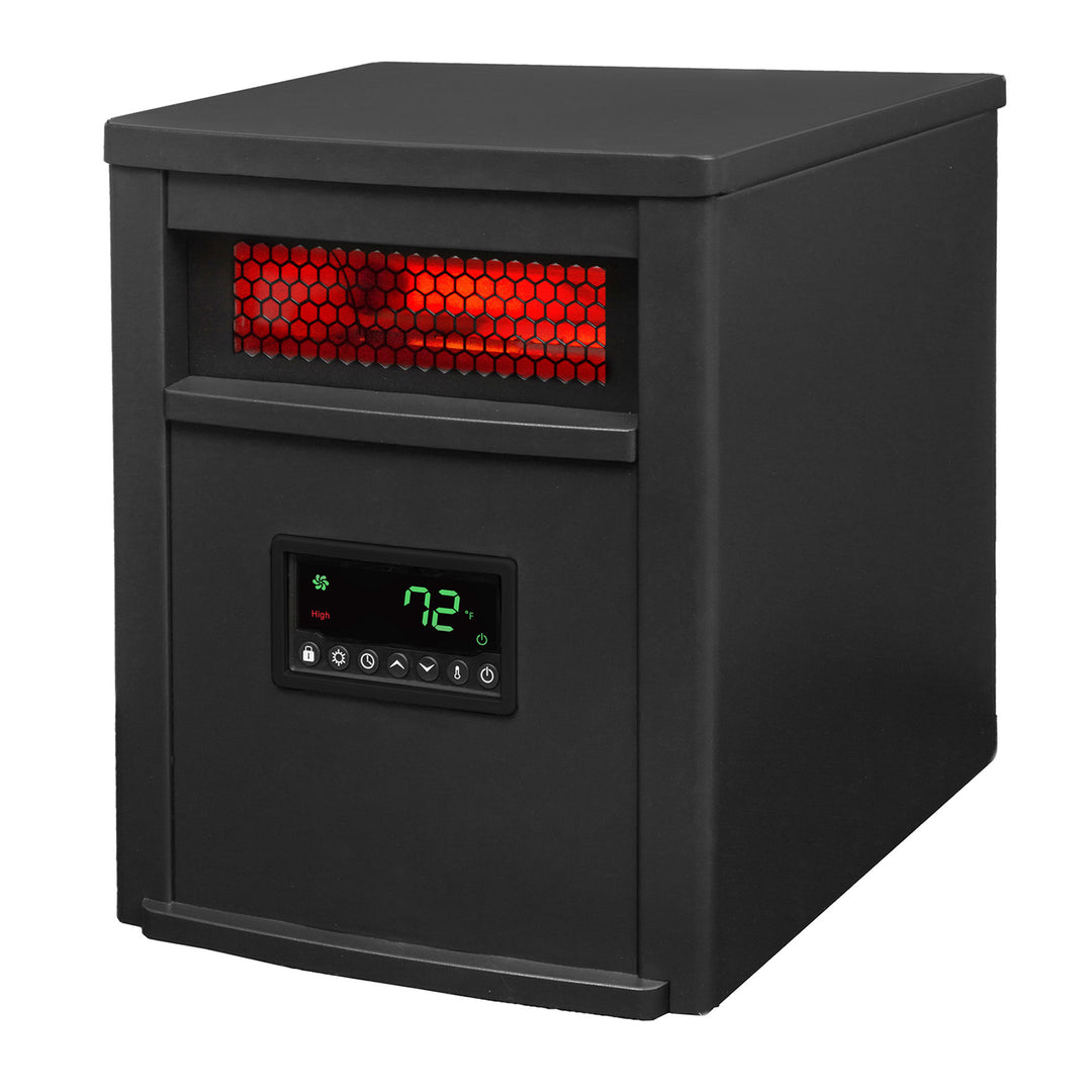 LifeSmart LifePro 8 Element 1500W Electric Infrared Quartz Indoor Space Heater