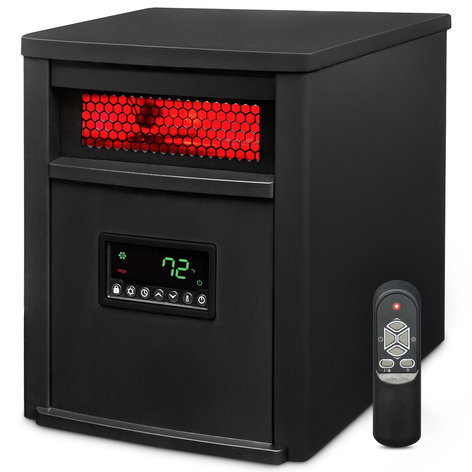 LifeSmart 8 Element 1500W Electric Infrared Quartz Indoor Space Heater (Used) - VMInnovations