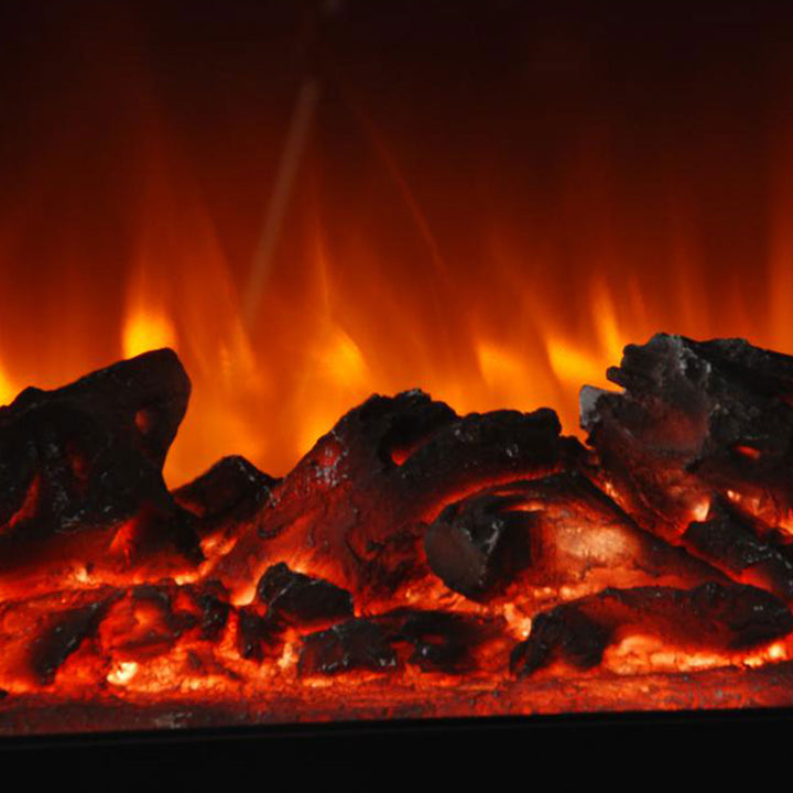 LifeSmart 1500 W Portable Electric Infrared Quartz Fireplace Heater (Used)