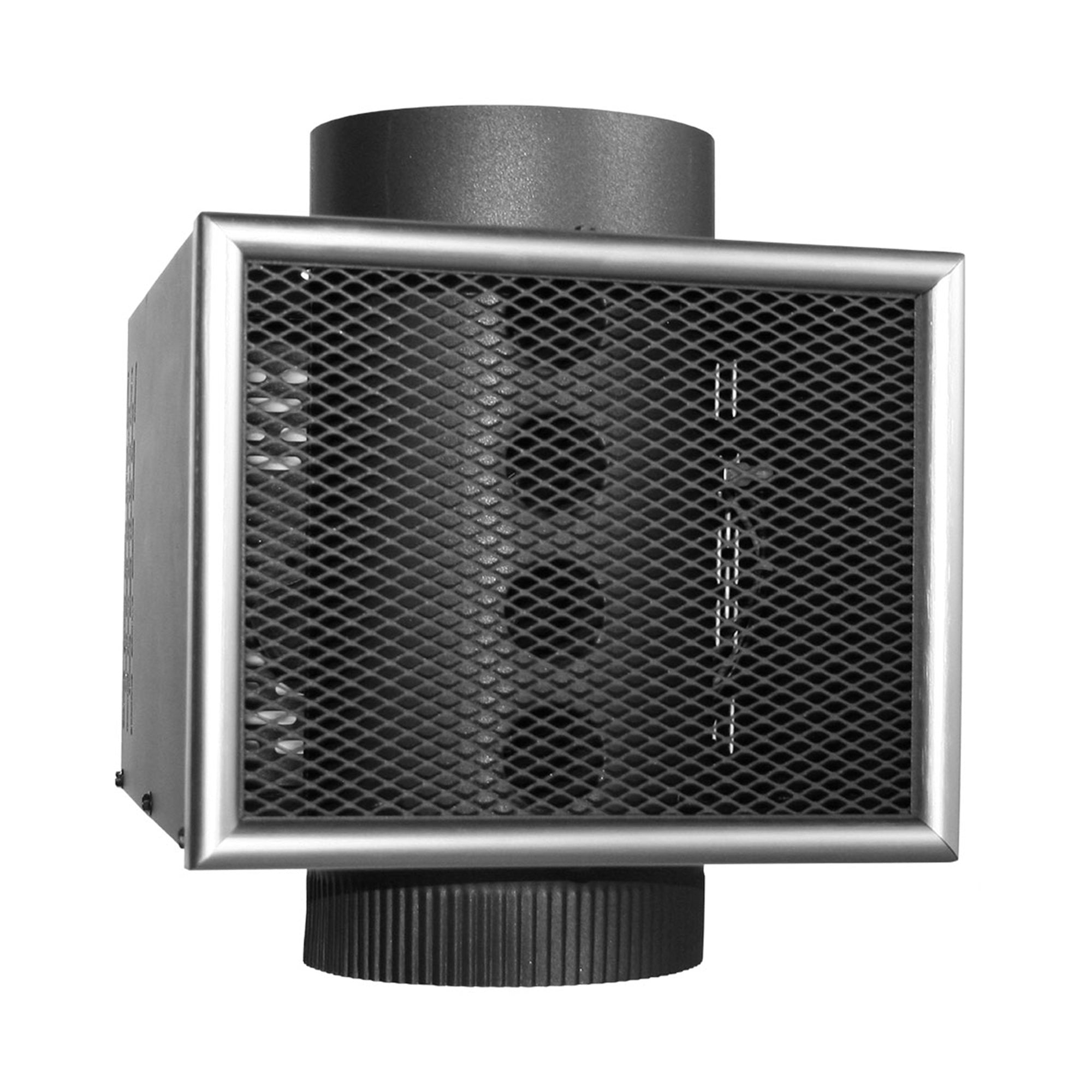 US Stove Company 6-Inch Miracle Heat Reclaimer Wood or Coal Stove Furnace, Black - VMInnovations