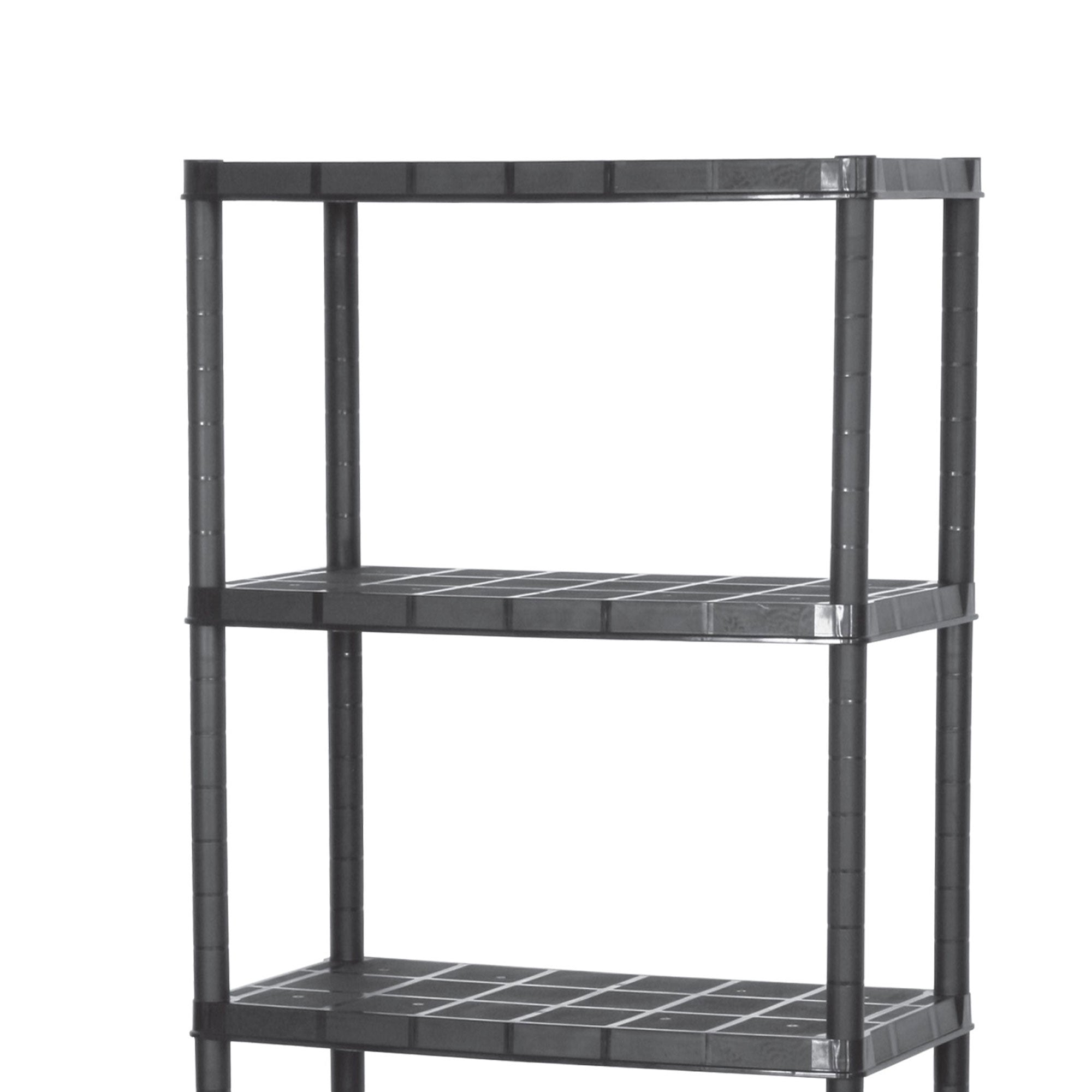 Ram Quality Products Platin 15 inch 5 Tier Plastic Storage Shelves (For Parts)