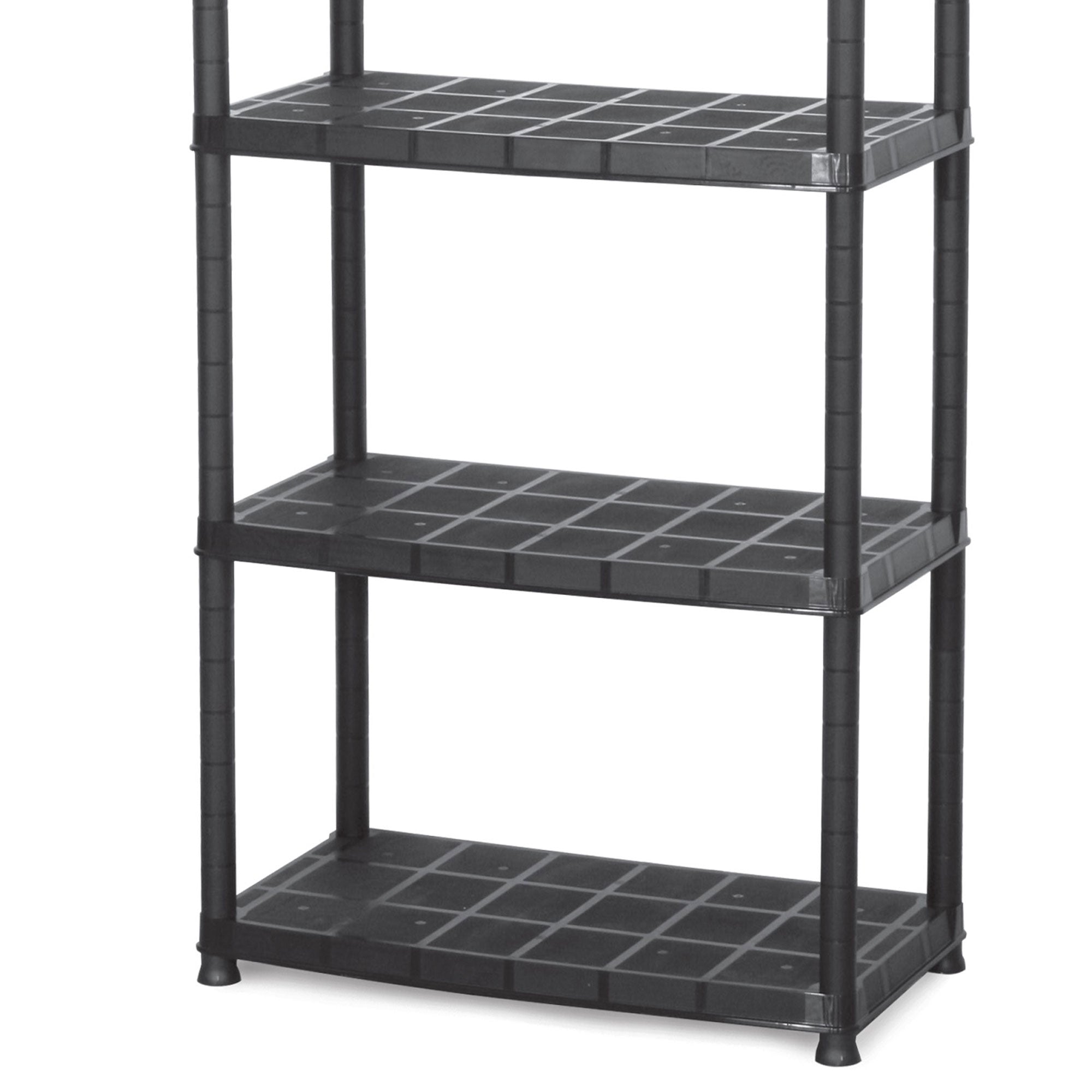 Ram Quality Products Platin 15 inch 5 Tier Plastic Storage Shelves (For Parts)