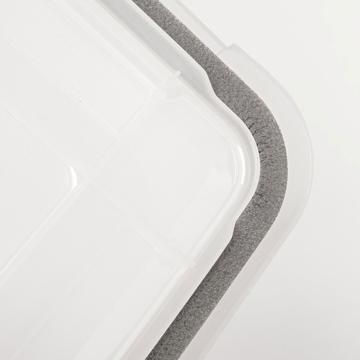 IRIS USA Clear Weathertight 74 Quart Buckle Down Storage Box Container, (4 Pack)