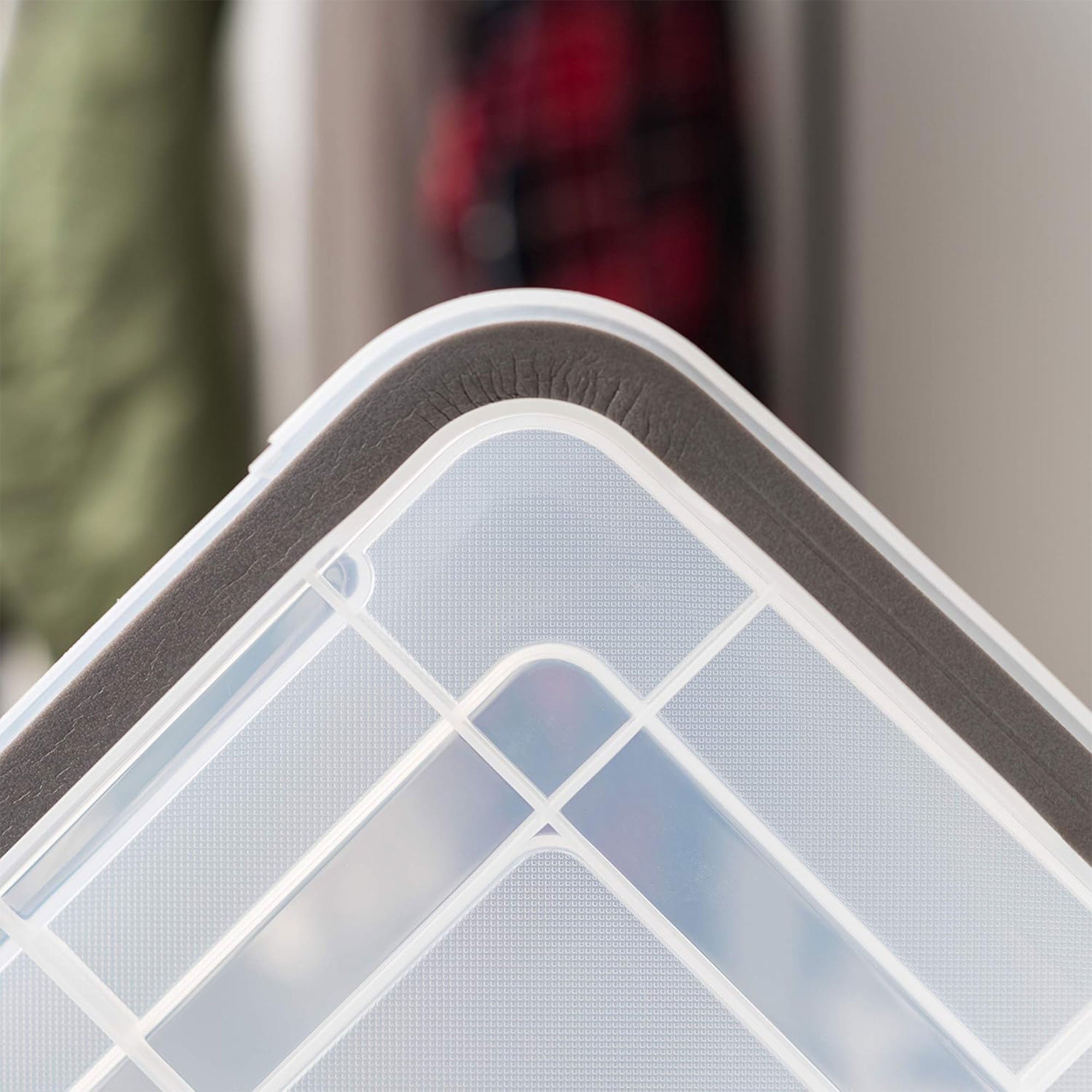 IRIS USA 110559 62.8 Quart Weathertight Plastic Storage Box, Clear (Open Box) - VMInnovations