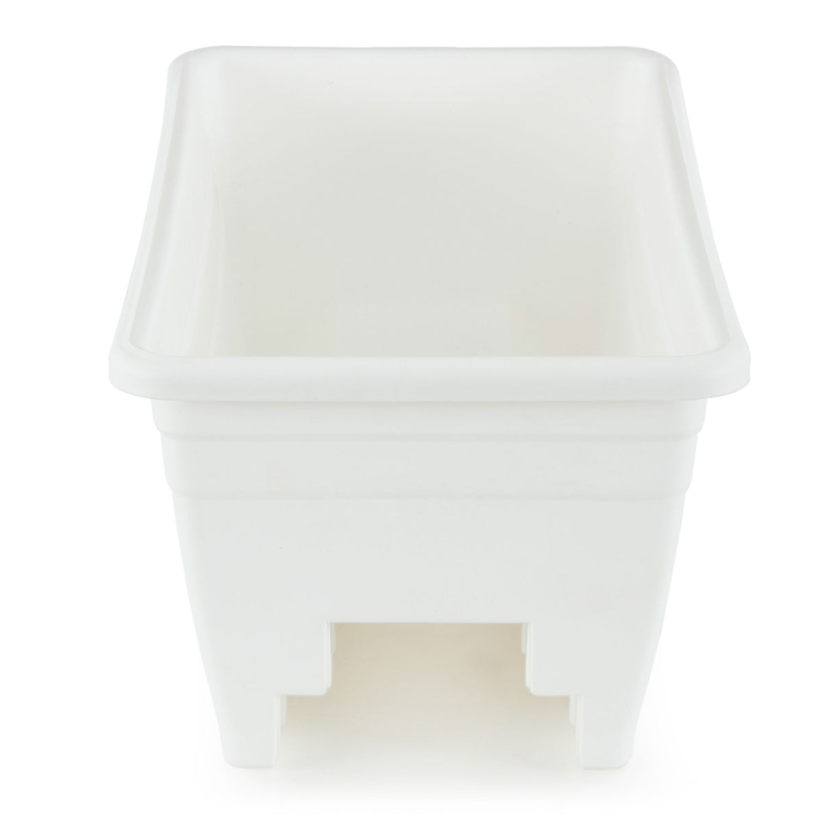 HC Companies Deck Rail Box Planter w/ Wakefield Organic Garden Soil Conditioner