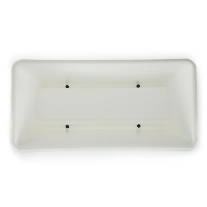HC Companies Heavy Duty 24" Deck Rail Box Planter with Drainage Holes (Used) - VMInnovations