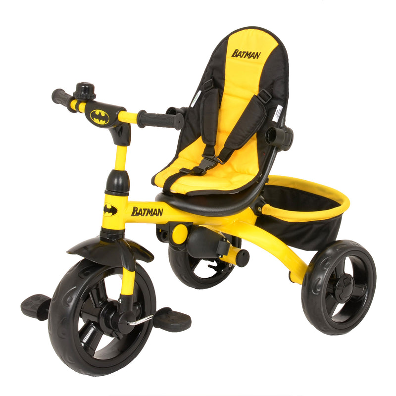 KidsEmbrace 4 in 1 Push & Pedal Convertible 3 Wheel Batman Trike