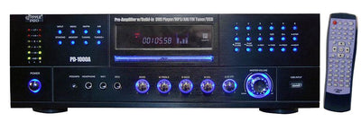 PYLE PRO 1000W HOME AUDIO RECEIVER CD/DVD/MP3 PLAYER