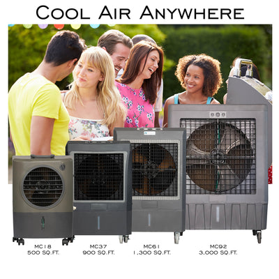 Hessaire Indoor/Outdoor 950 Sq Ft Evaporative Swamp Air Cooler (Open Box) - VMInnovations