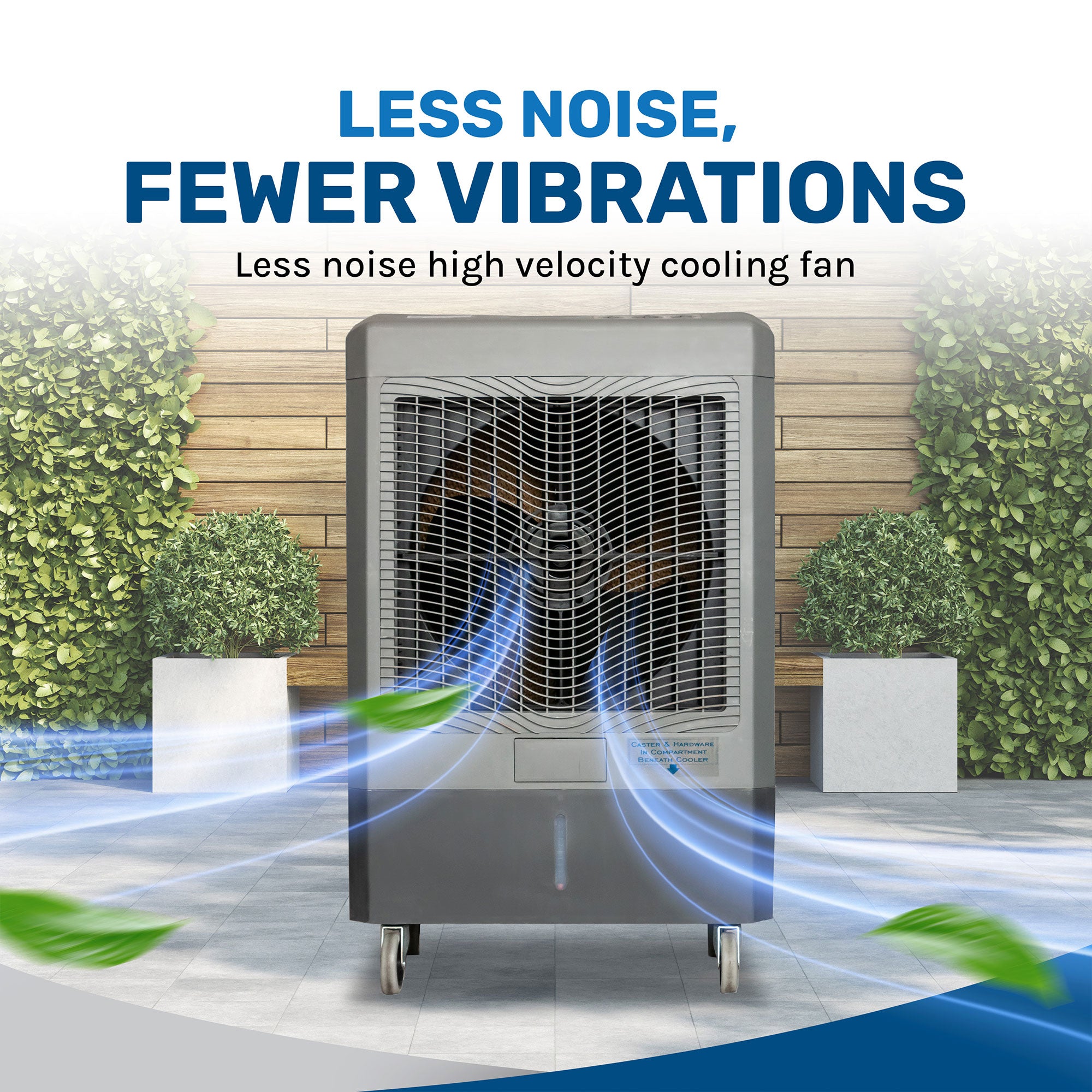Hessaire MC61M Indoor/Outdoor Portable 1,600 Sq Ft Evaporative Swamp Air Cooler
