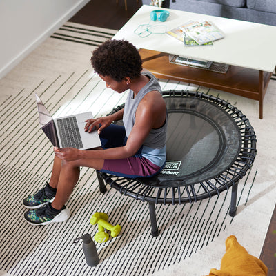 JumpSport 200 Fitness Rebounder Mini Trampoline for In Home Cardio Fitness