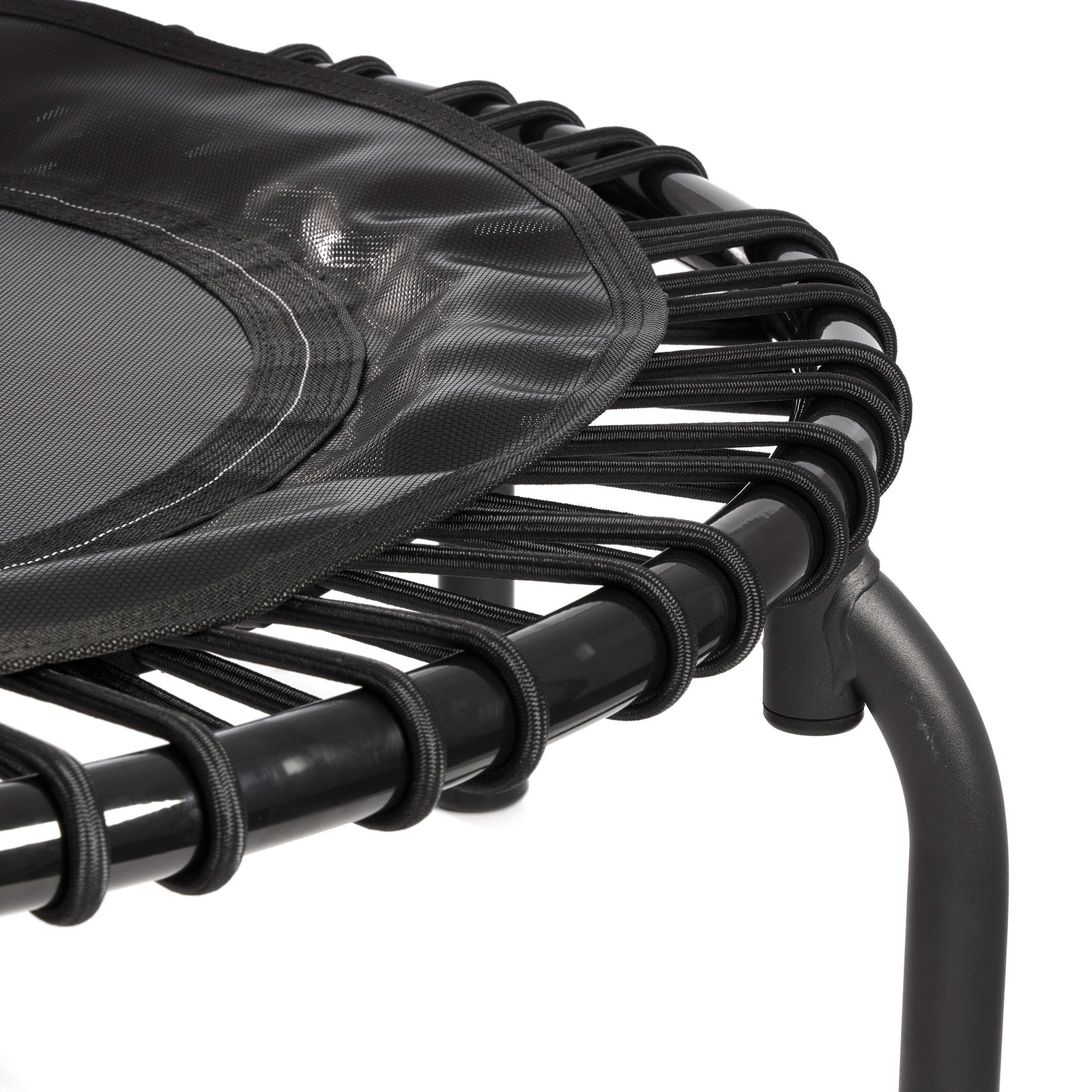 JumpSport 220 Rebounder Mini Trampoline for Home Cardio Fitness, Black (Used) - VMInnovations