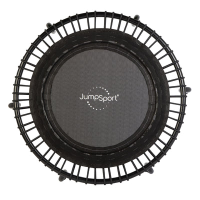 JumpSport 220 Rebounder Mini Trampoline for Home Cardio Fitness, Black (Used)