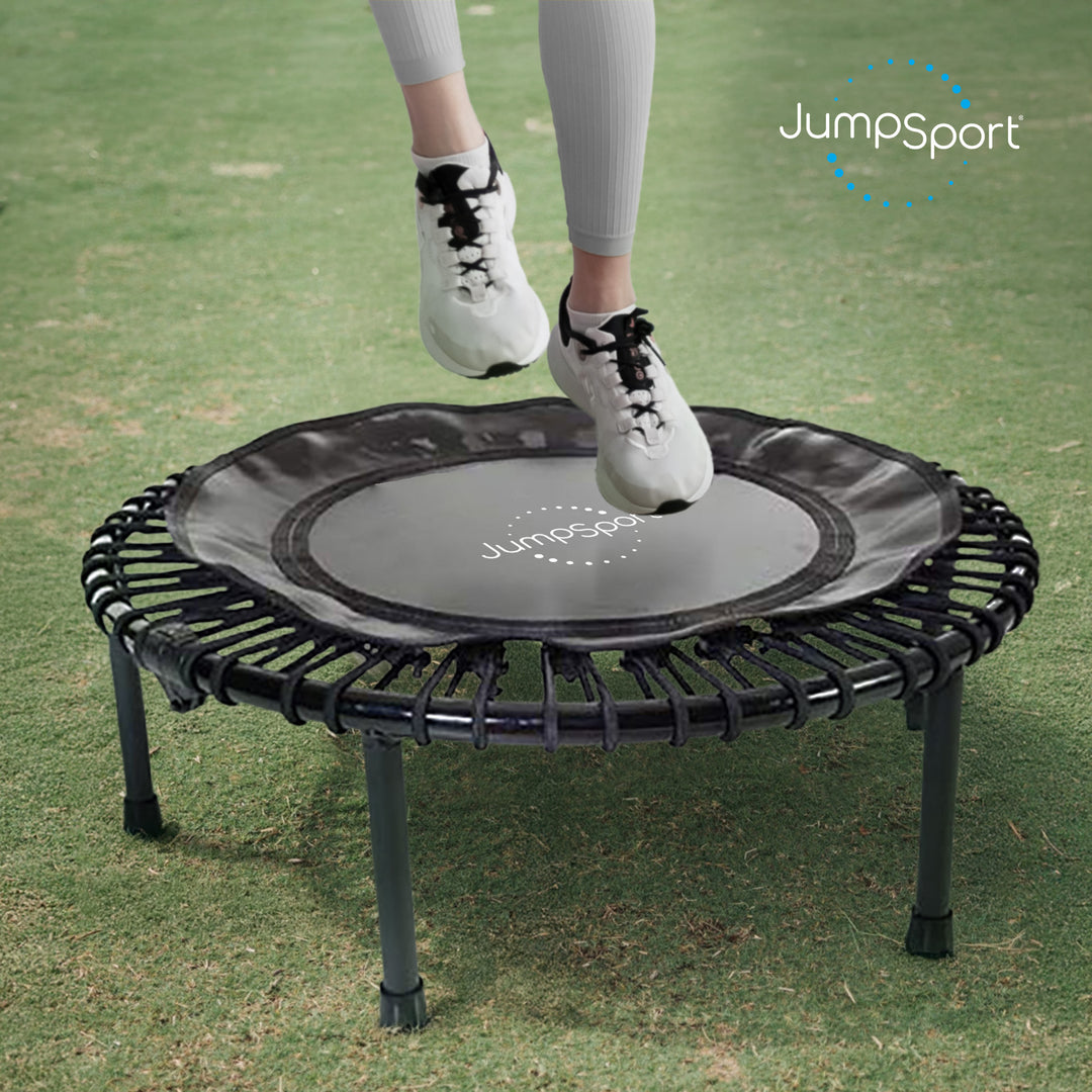 JumpSport 230F Folding Fitness Rebounder Trampoline for In Home Cardio Fitness - VMInnovations