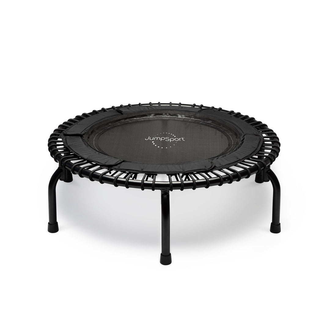 JumpSport 250 Workout Rebounder for Adults, 39" Mini Fitness Trampoline, Black