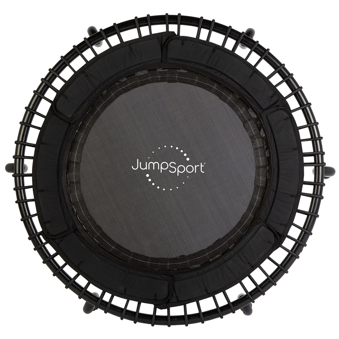 JumpSport 250 Workout Rebounder for Adults, 39" Mini Fitness Trampoline, Black - VMInnovations