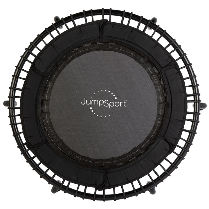 JumpSport 250 Workout Rebounder for Adults, 39" Mini Fitness Trampoline, Black - VMInnovations