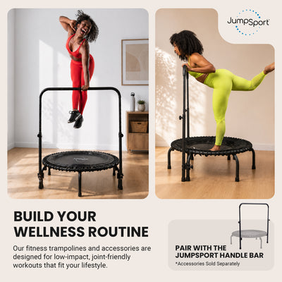 JumpSport 250 Fitness Rebounder Mini Trampoline for In Home Fitness (For Parts)