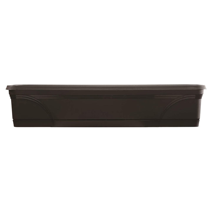 Southern Patio 36 Inch Medallion Hanging Windowsill Garden Box Planter (2 Pack) - VMInnovations