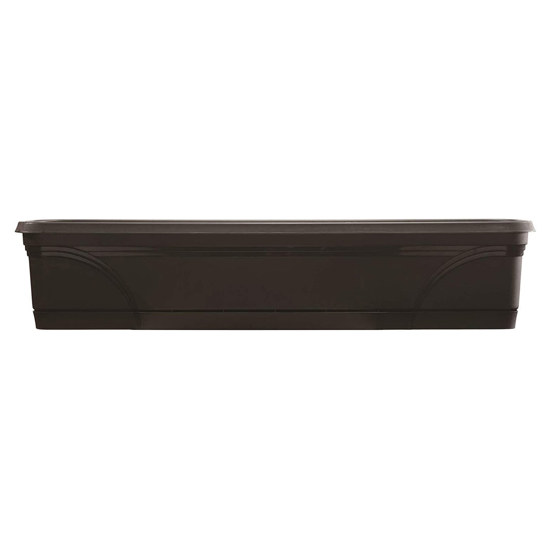 Southern Patio 36 Inch Medallion Hanging Windowsill Garden Box Planter (2 Pack)