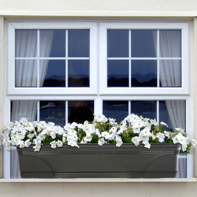 Southern Patio 36 Inch Medallion Hanging Windowsill Garden Box Planter (Used) - VMInnovations