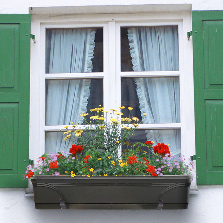Southern Patio 36 Inch Medallion Hanging Windowsill Garden Box Planter (Used) - VMInnovations