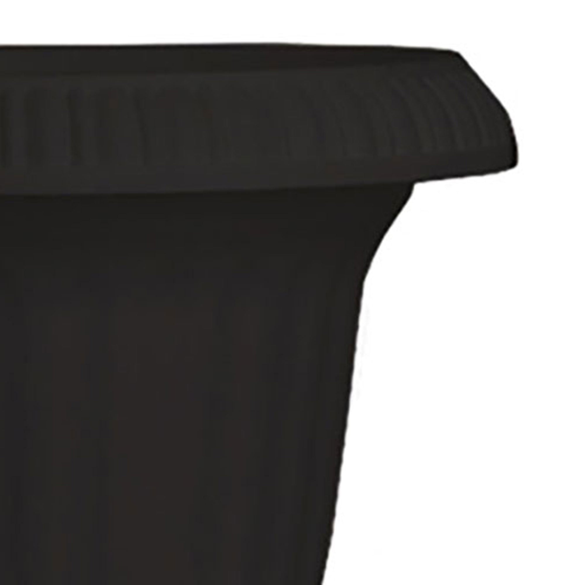 Southern Patio Large 14 In Outdoor Resin Utopian Urn Planter, Black (Open Box)