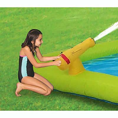 Kahuna Mega Blast Inflatable Backyard Kids Pool and Slide Water Park (Used)