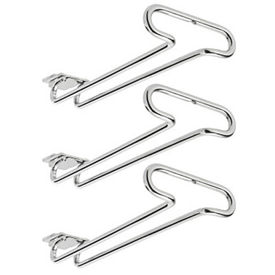 Rev-A-Shelf Inch Under Cabinet Wine Glass & Stemware Holder, Chrome (3 Pack)
