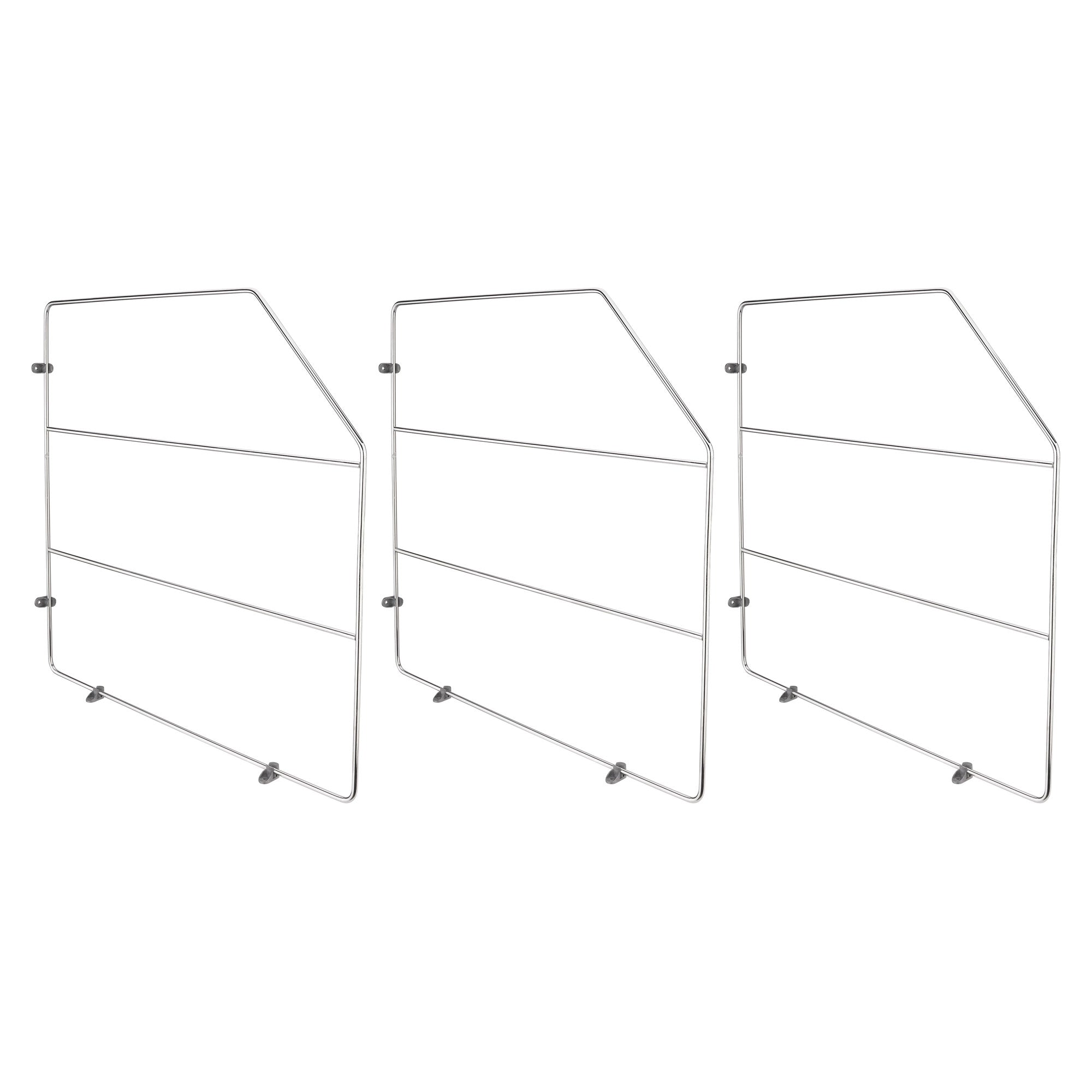 Rev-A-Shelf 597-18CR-52 18" Bakeware Sheet Divider Kitchen Organizer (3 Pack)