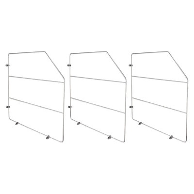Rev-A-Shelf 597-18CR-52 18" Bakeware Sheet Divider Kitchen Organizer (3 Pack)