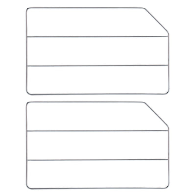 Rev-A-Shelf 597-12CR-52 12" Baking Sheet Cabinet Organizer, Chrome (2 Pack) - VMInnovations
