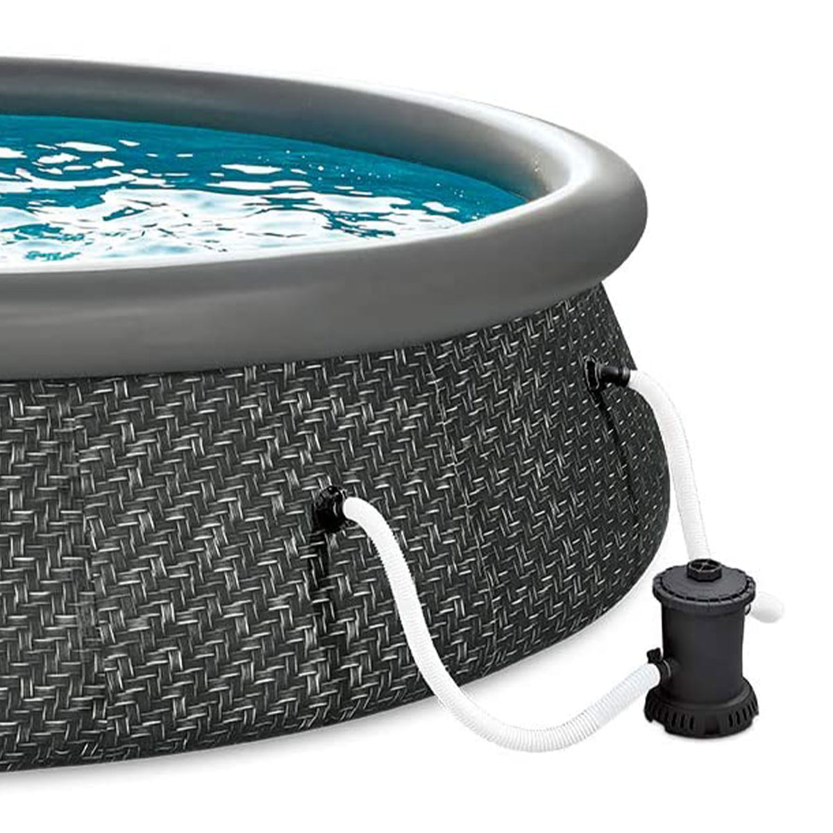 Summer Waves Quick Set Above Ground Swimming Pool w/ Pump and Ladder (Open Box)