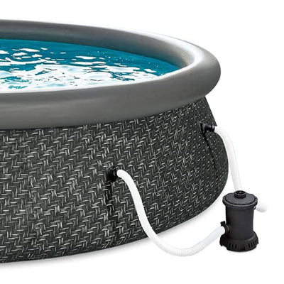 Summer Waves 14 x 3 Ft Quick Set Above Ground Pool with Pump and Ladder (Used) - VMInnovations