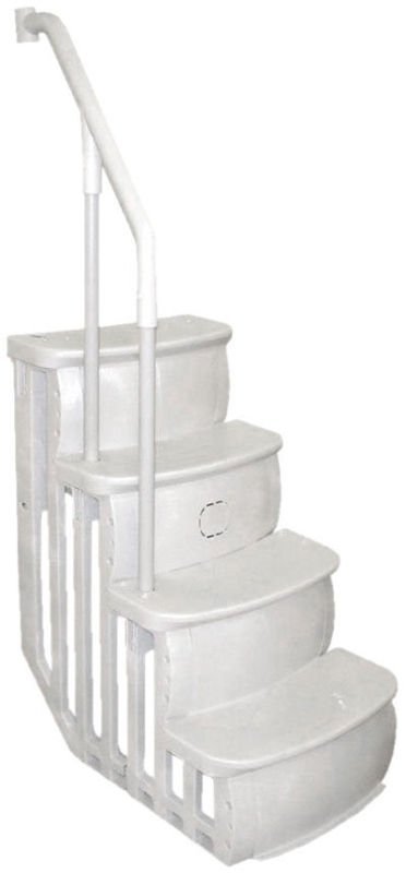 Durable Ladder for Swimming Pool Bundled w/ Main Access Smart Step Pool (2 Pack) - VMInnovations