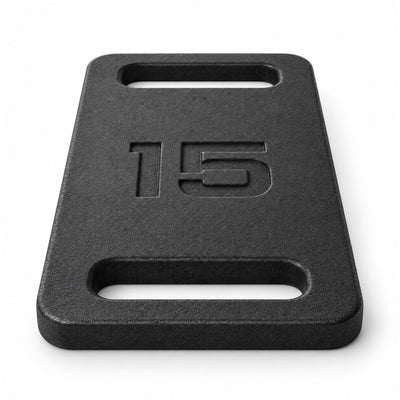Fitvids 15 lb Ruck Weight Plate, Cast Iron Training Weight for Strength Training