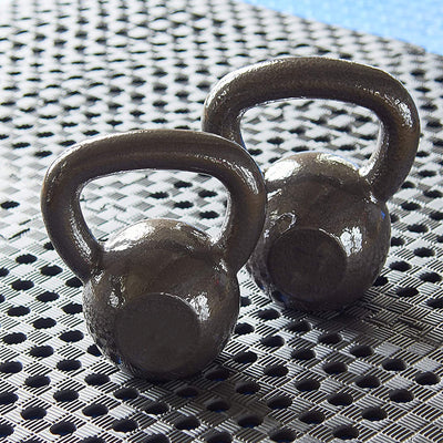 Everyday Essentials 15 Lb Full Body Exercise Strength Training Kettlebell Weight