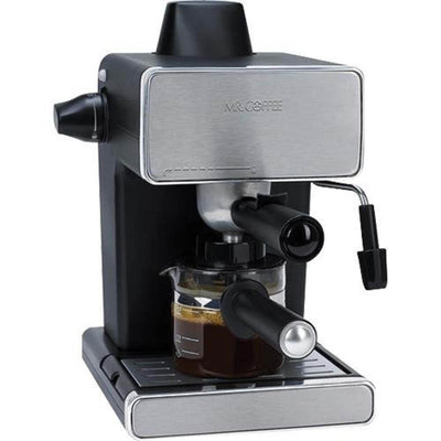 Mr. Coffee BVMC-ECM260 Steam Latte Espresso Machine Frother, Stainless Steel
