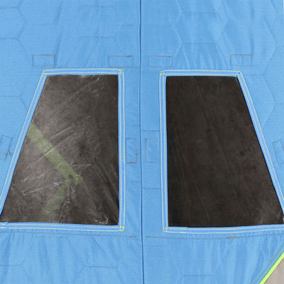 CLAM X500 Insulated Thermal Lookout Outdoor Fishing Hunting Hub Tent Shelter - VMInnovations
