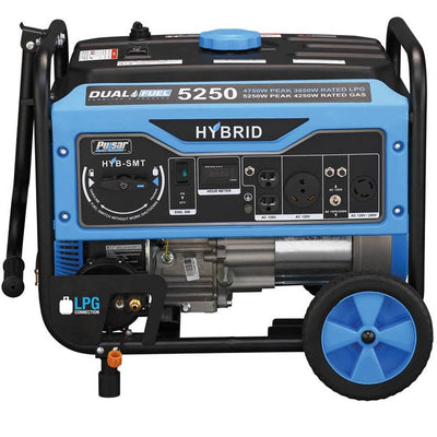Pulsar 5250 Watt Gasoline and Liquid Propane Generator with Outlets (Used)