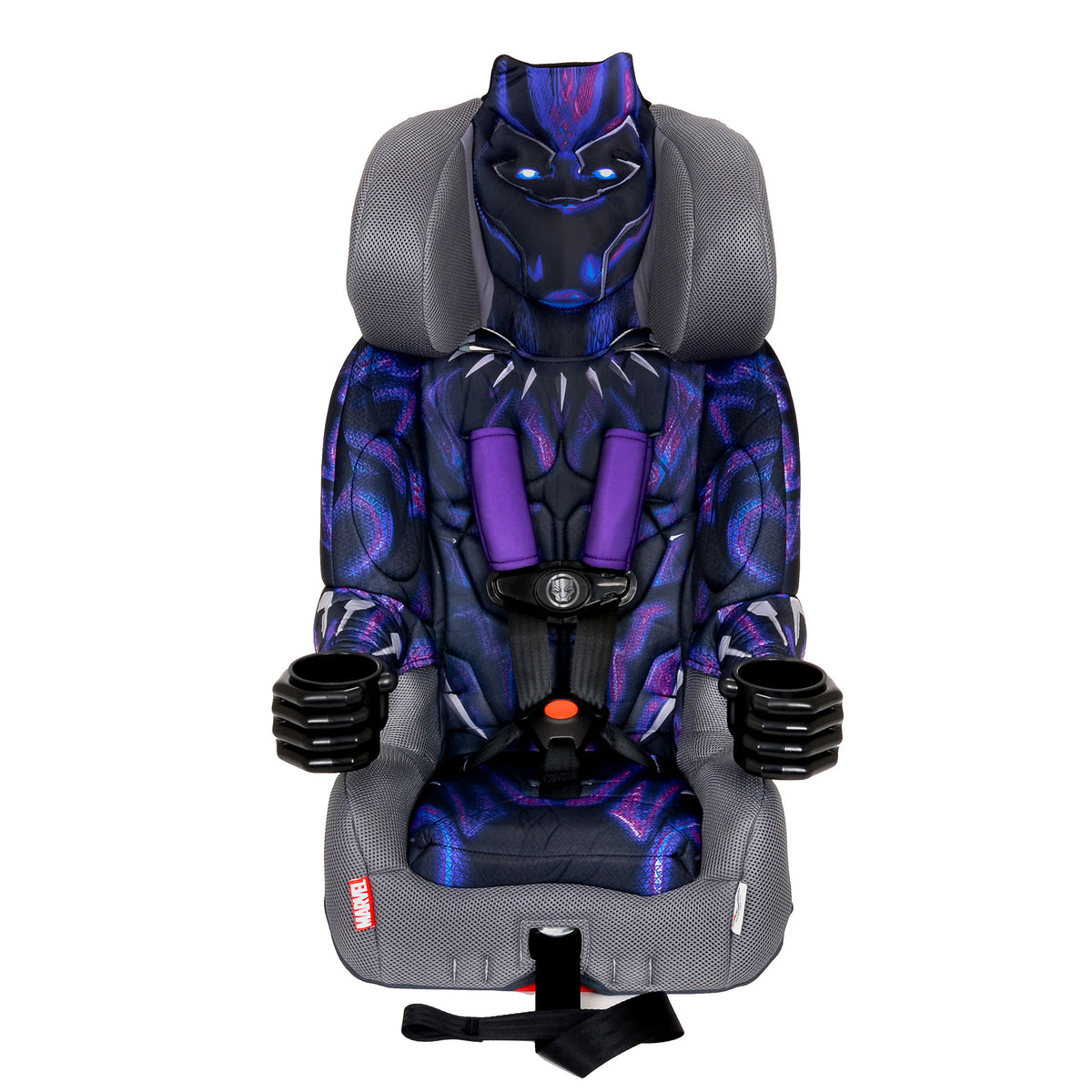 KidsEmbrace Marvel Black Panther Combination 5 Point Harness Booster Car Seat