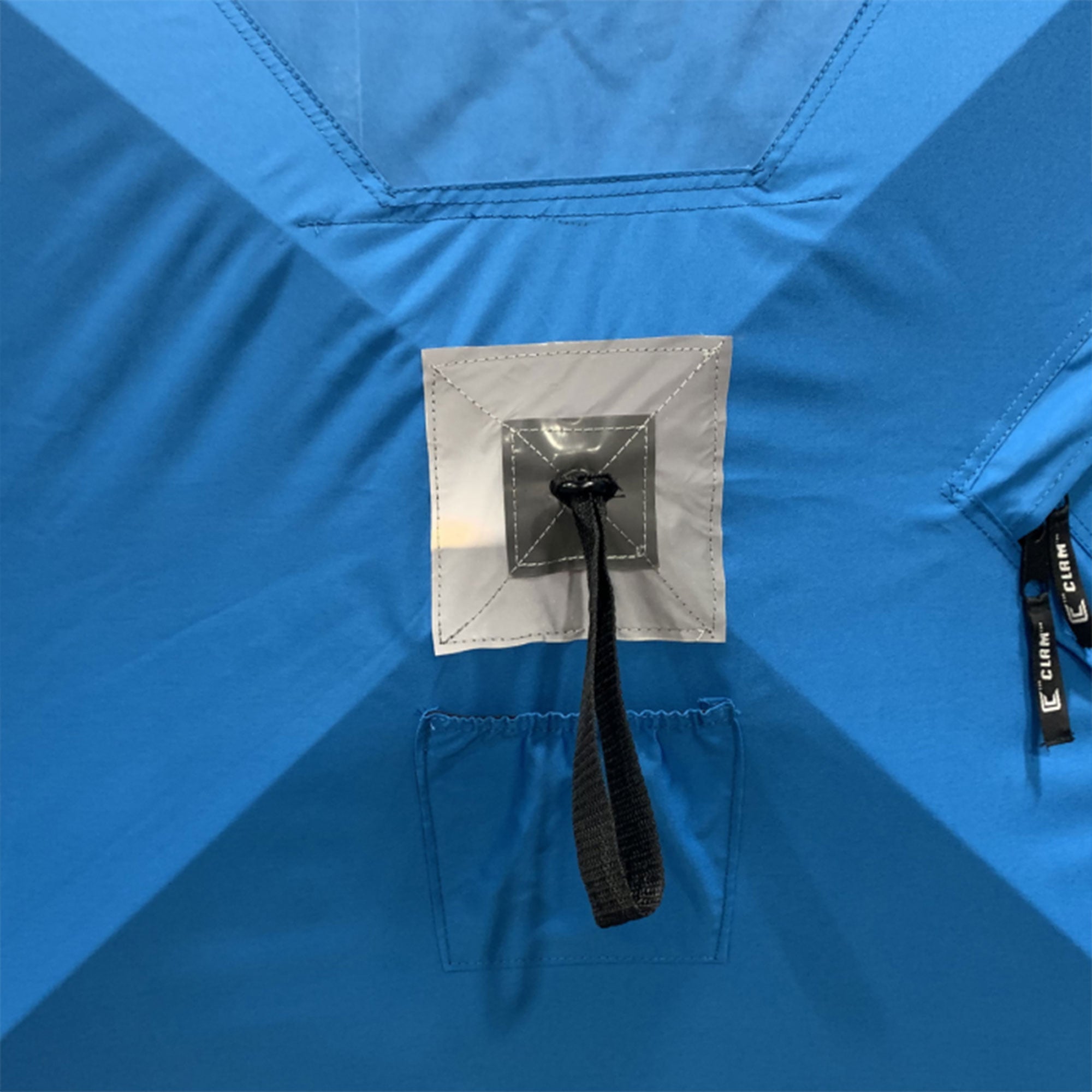 CLAM C-360 Portable 6 Ft 3 Person Pop Up Ice Fishing Thermal Hub Shelter Tent - VMInnovations