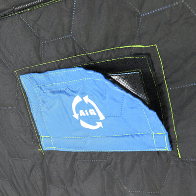 CLAM X-600 Portable 11.5 Ft 7 Person Pop Up Ice Fishing Thermal Hub Shelter Tent - VMInnovations