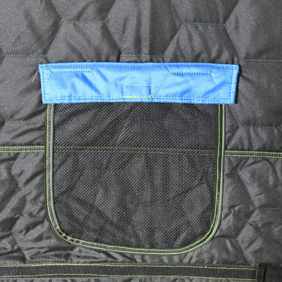 CLAM X-600 Portable 11.5 Ft 7 Person Pop Up Ice Fishing Thermal Hub Shelter Tent - VMInnovations