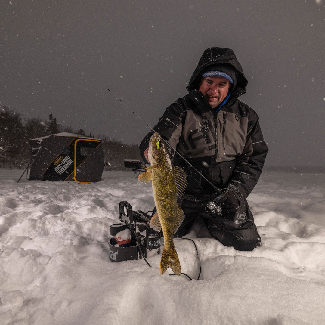 Clam Jason Mitchell X5000 Thermal Pop Up Ice Fishing Shelter Tent (Open Box) - VMInnovations